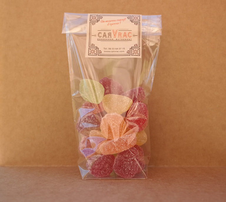 Sachet pâte de fruit 180g Carvrac