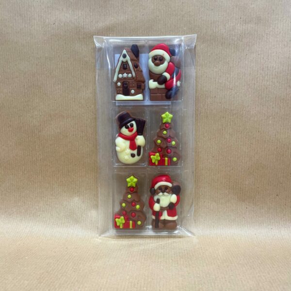 6 figurines chocolat